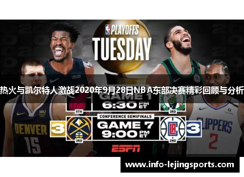 热火与凯尔特人激战2020年9月28日NBA东部决赛精彩回顾与分析